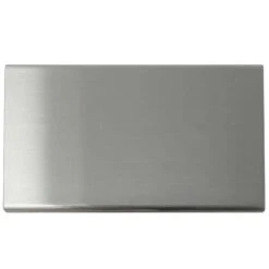 Laurey Rectangle Edge Pull 6 In. Satin Nickel Silver 1 Pk