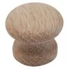 Waddell Round Cabinet Knob 1 In. D .5 In. Natural 1 Pk