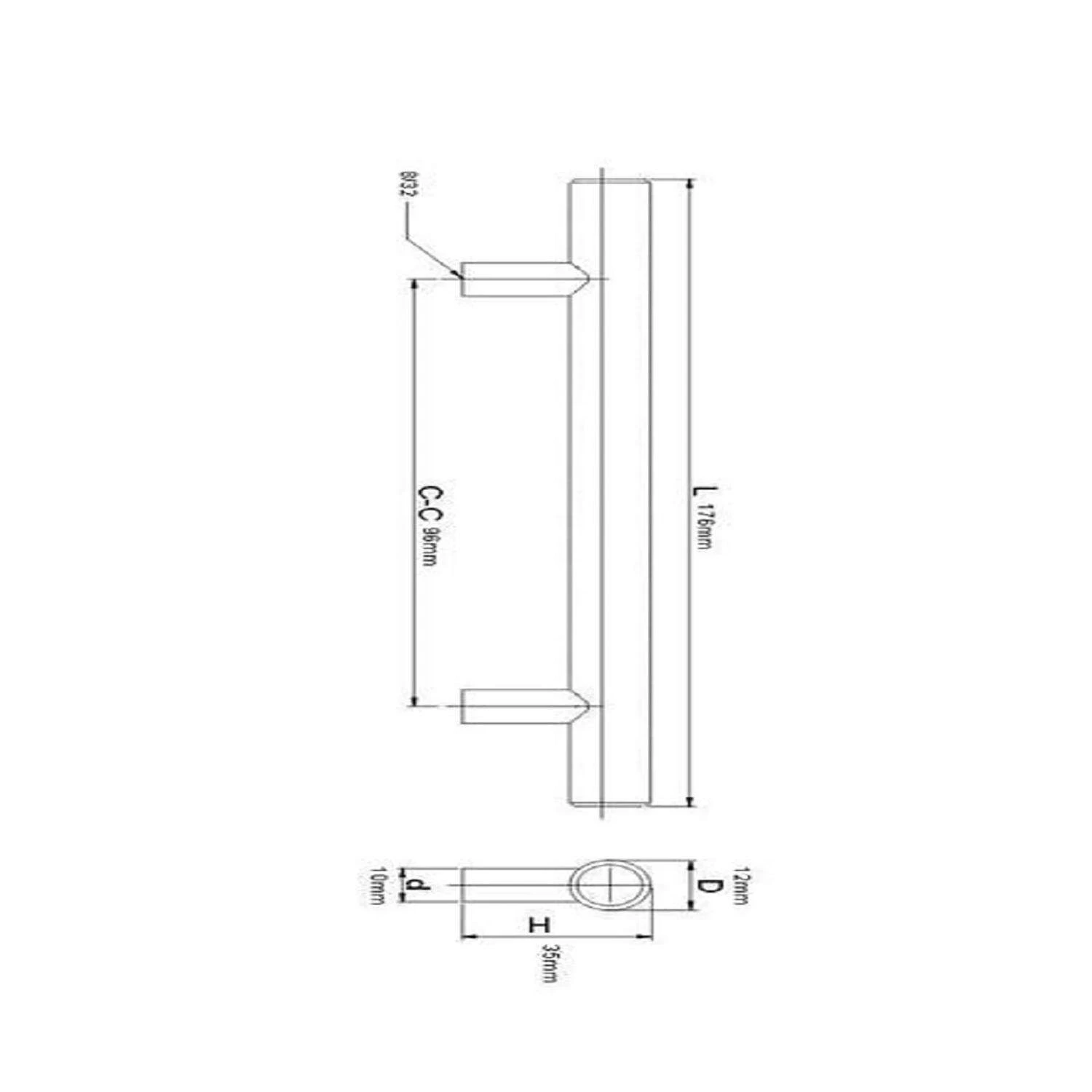 Richelieu Contemporary Bar Pull 3-25/32 In. Brushed Nickel Gray 5 Pk - Image 4
