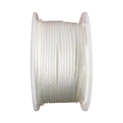 Koch 1/4 In. D X 500 Ft. L White Solid Braided Nylon Rope