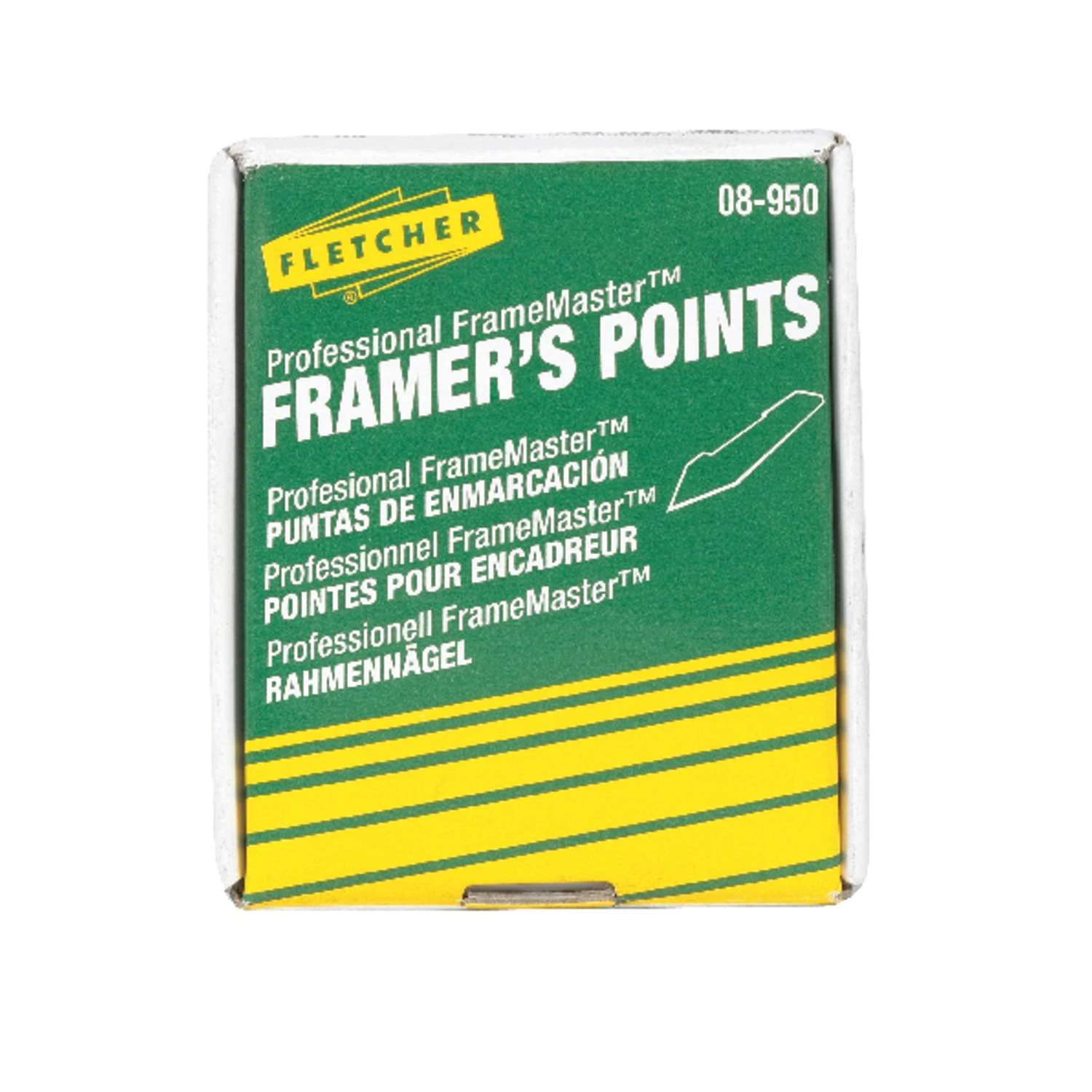 Fletcher-Terry Professional FrameMaster Framer's Points For Repairing Or Reglazing Windows 3000 Pk
