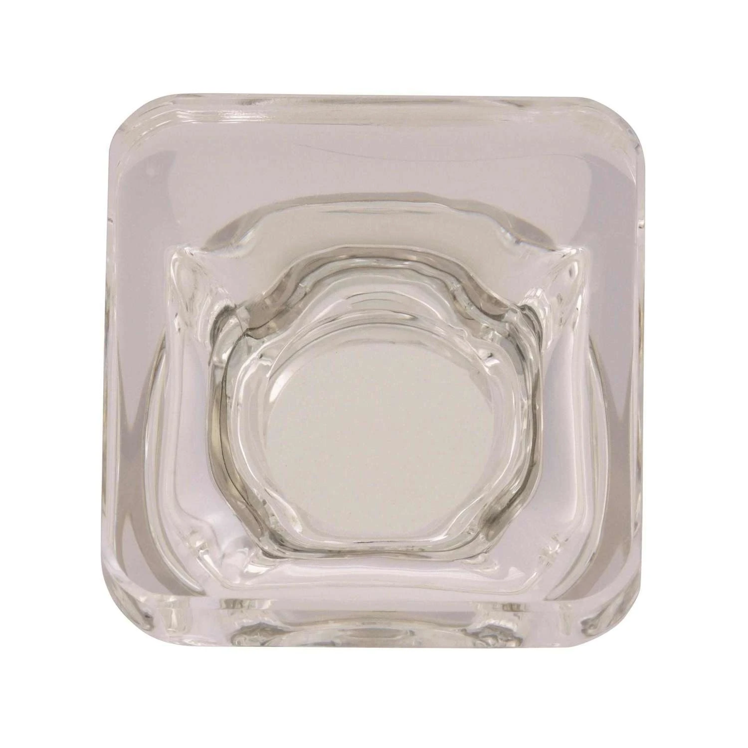 Amerock Glacio Transitional Square Cabinet Knob 1-5/16 In. Polished Nickel 1 Pk - Image 2