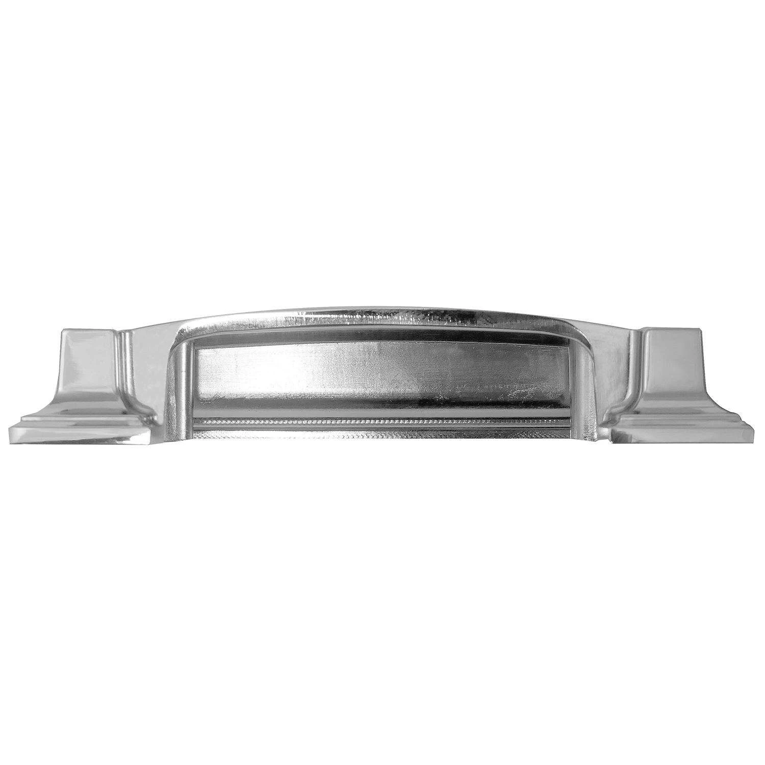 MNG Beacon Hill Traditional Cabinet Pull Cup 3 In. & 3-3/4 In. Polished Nickel Silver 1 Pk - Image 2