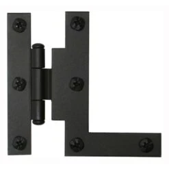 Arcon 1-11/16 In. W X 3 In. L Smooth Black Iron H-L Hinge 1 Pk