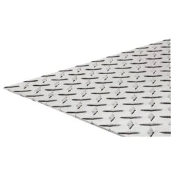 SteelWorks 0.07 In. X 12 In. W X 24 In. L Bright Aluminum Diamond Tread Plate