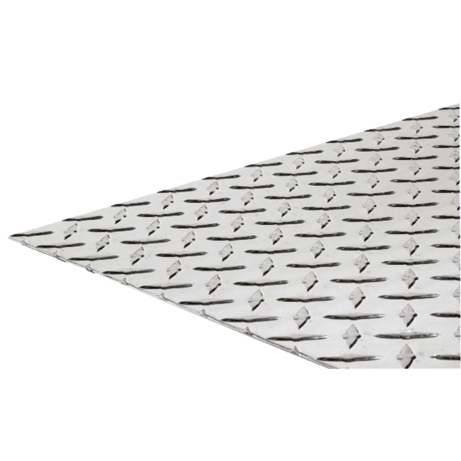 SteelWorks 0.07 In. X 12 In. W X 24 In. L Bright Aluminum Diamond Tread Plate