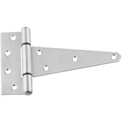 National Hardware 6 In. L Silver Stainless Steel Heavy Duty T Hinge 1 Pk
