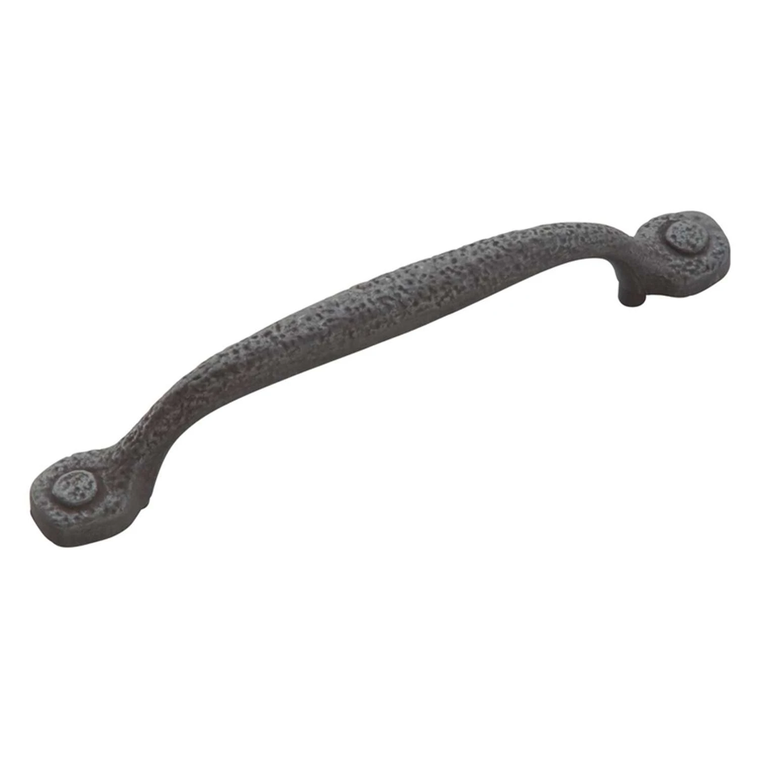 Hickory Hardware Refined Rustic Rustic Bar Cabinet Pull 5-1/6 In. Iron Black Black 1 Pk