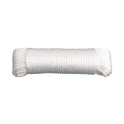 Koch 1/4 In. D X 100 Ft. L White Solid Braided Nylon Rope