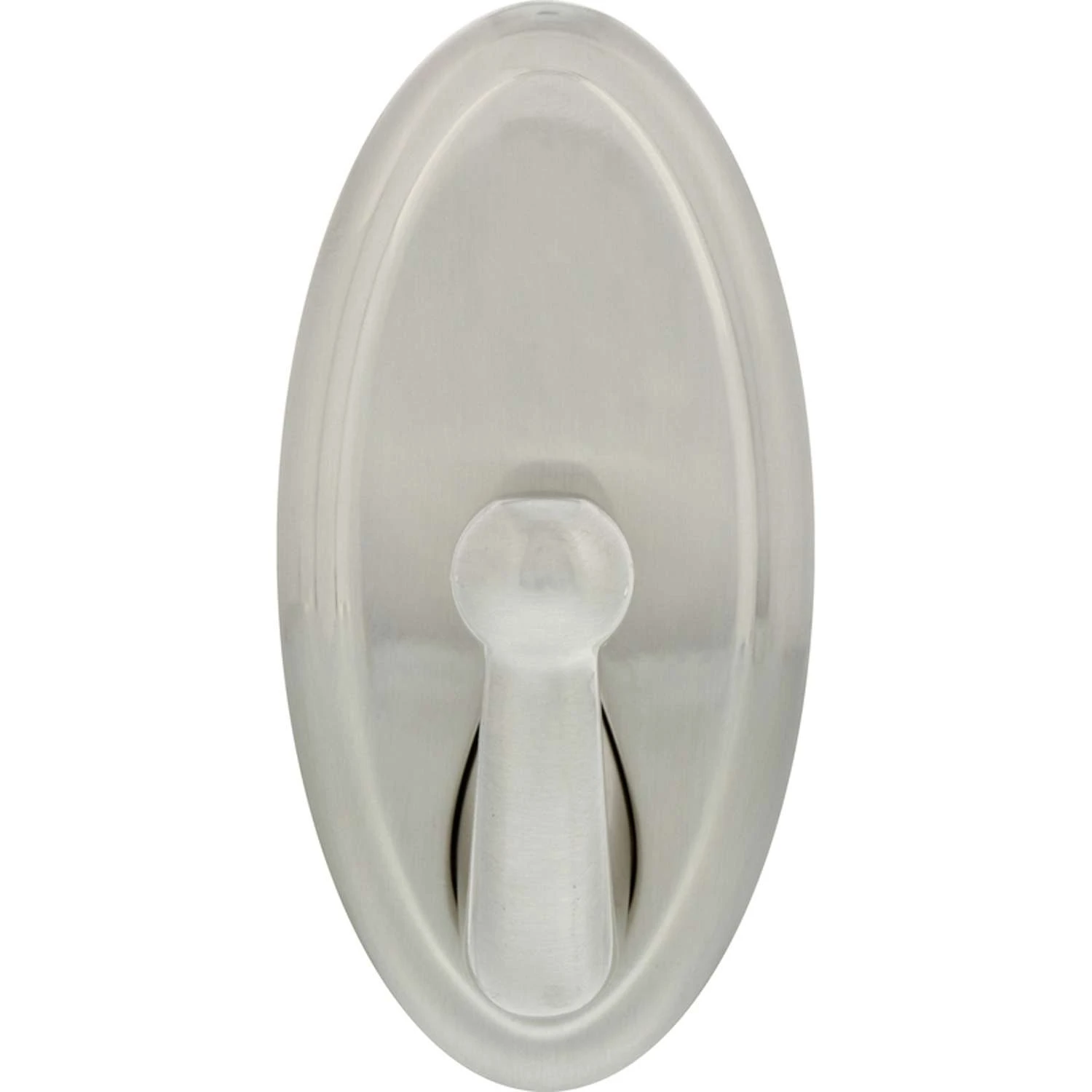 Hillman High & Mighty 3.5 In. L Satin Nickel Steel Oval Hook 25 Lb. Cap. 1 Pk - Image 4