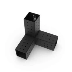 Toja Grid Trio Black Steel Mounting Bracket 14 Ga. 10.75 In. L