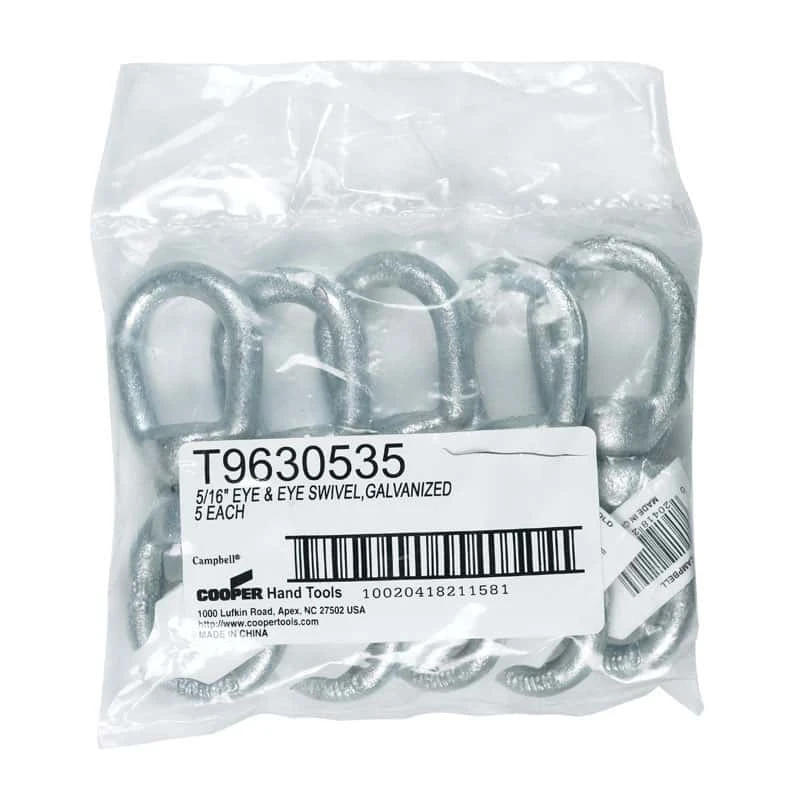 Campbell Galvanized Forged Steel Eye And Eye Swivel 1250 Lb