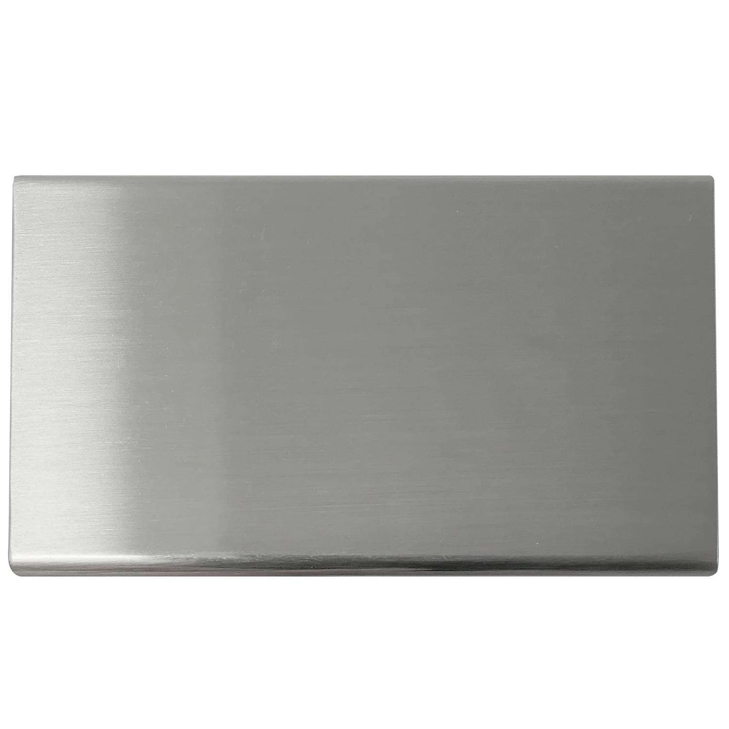 Laurey Contemporary Rectangle Edge Pull 9 In. Satin Nickel Silver 1 Pk - Image 2