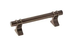 Amerock Davenport Bar Cabinet Pull 3-3/4 In. Gunmetal 1 Pk