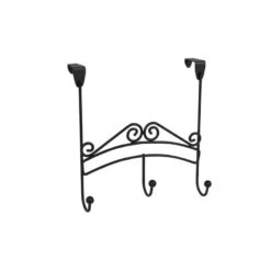 Spectrum 11.5 In. L Black Steel Hook Rack 1 Pk