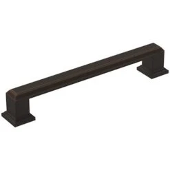 Amerock Appoint Traditional Rectangle Cabinet Pull 5-1/16 In. Oil Rubbed Bronze 1 Pk