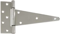 National Hardware 10 In. L Stainless Steel Stainless Steel Heavy Duty T Hinge 1 Pk