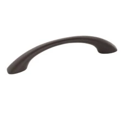 Amerock Vaile Arch Cabinet Pull 3-3/4 In. Flat Black 10 Pk
