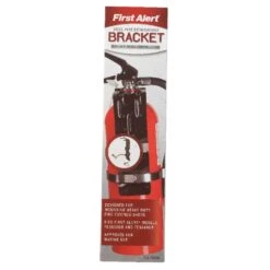 First Alert Black Steel Fire Extinguisher Bracket 3.5 In. L 5 Lb