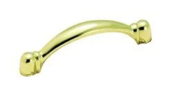 Amerock Allison Cabinet Pull 3 In. Polished Brass 10 Pk