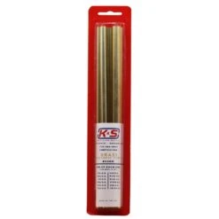 K&S 12 In. L Round Brass Tube 12 Pk