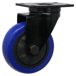 Shepherd Hardware Blue Diamond 4 In. D Swivel Thermoplastic Caster 300 Lb 1 Pk
