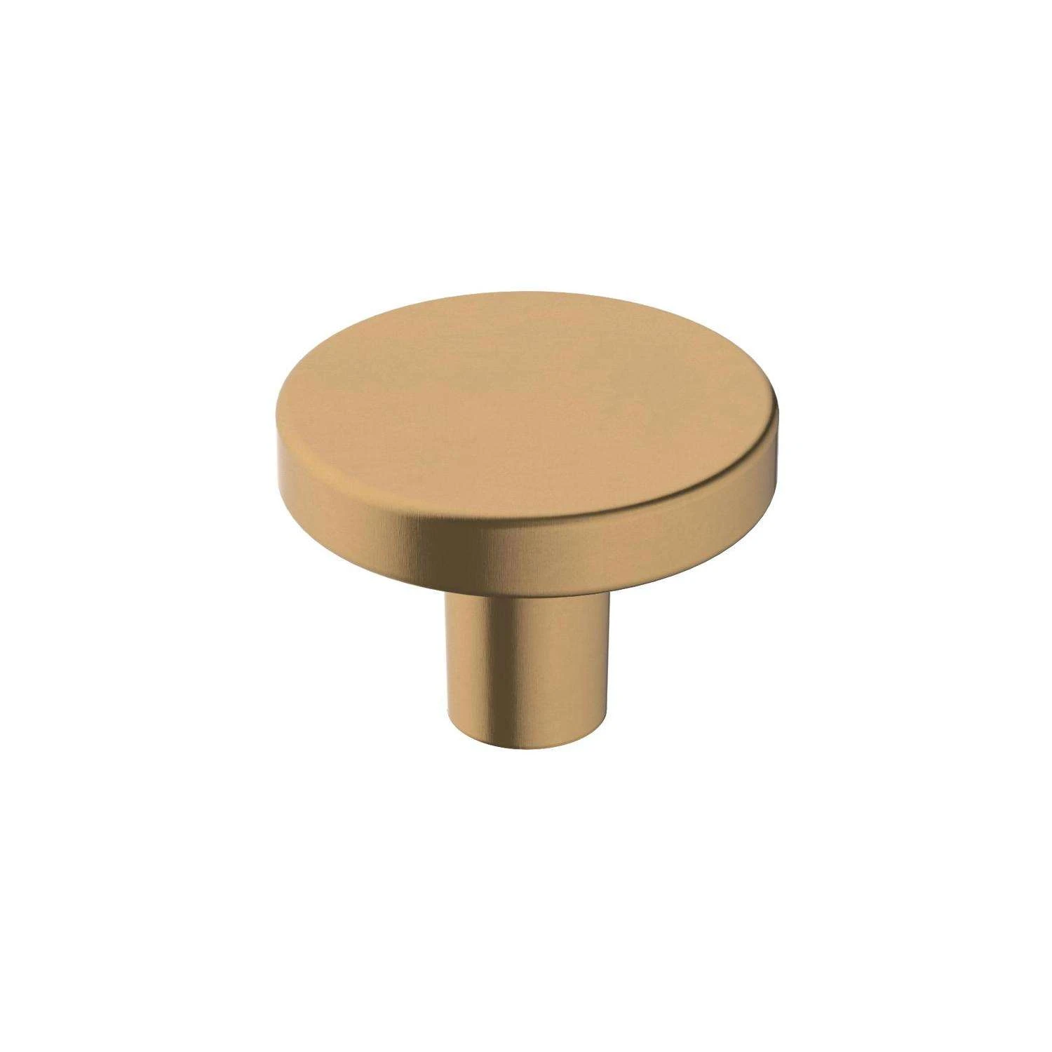 Amerock Versa Contemporary Round Cabinet Knob 1-3/8 In. D 1 In. Champagne Bronze 6 Pk