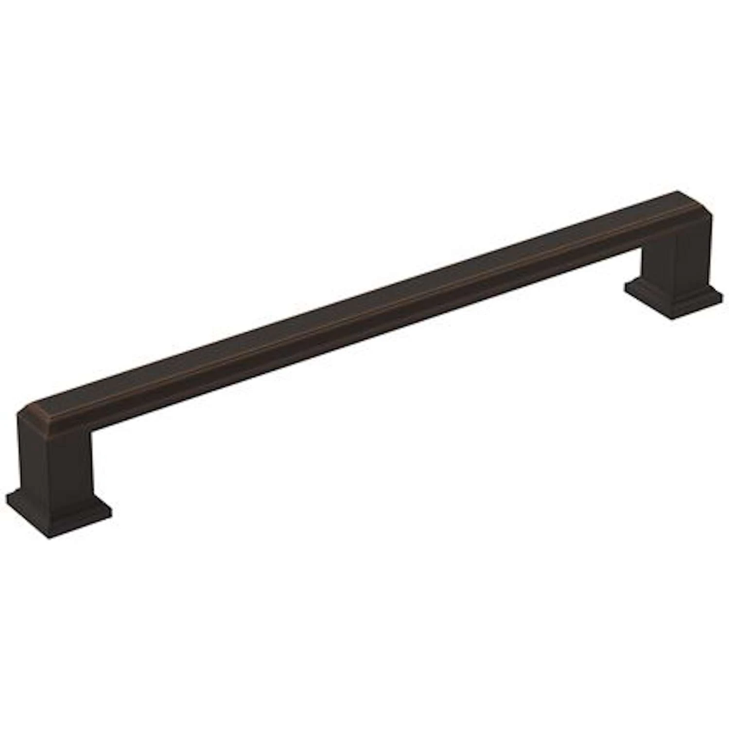 Amerock Appoint Traditional Rectangle Cabinet Pull 7-9/16 In. Oil Rubbed Bronze 1 Pk