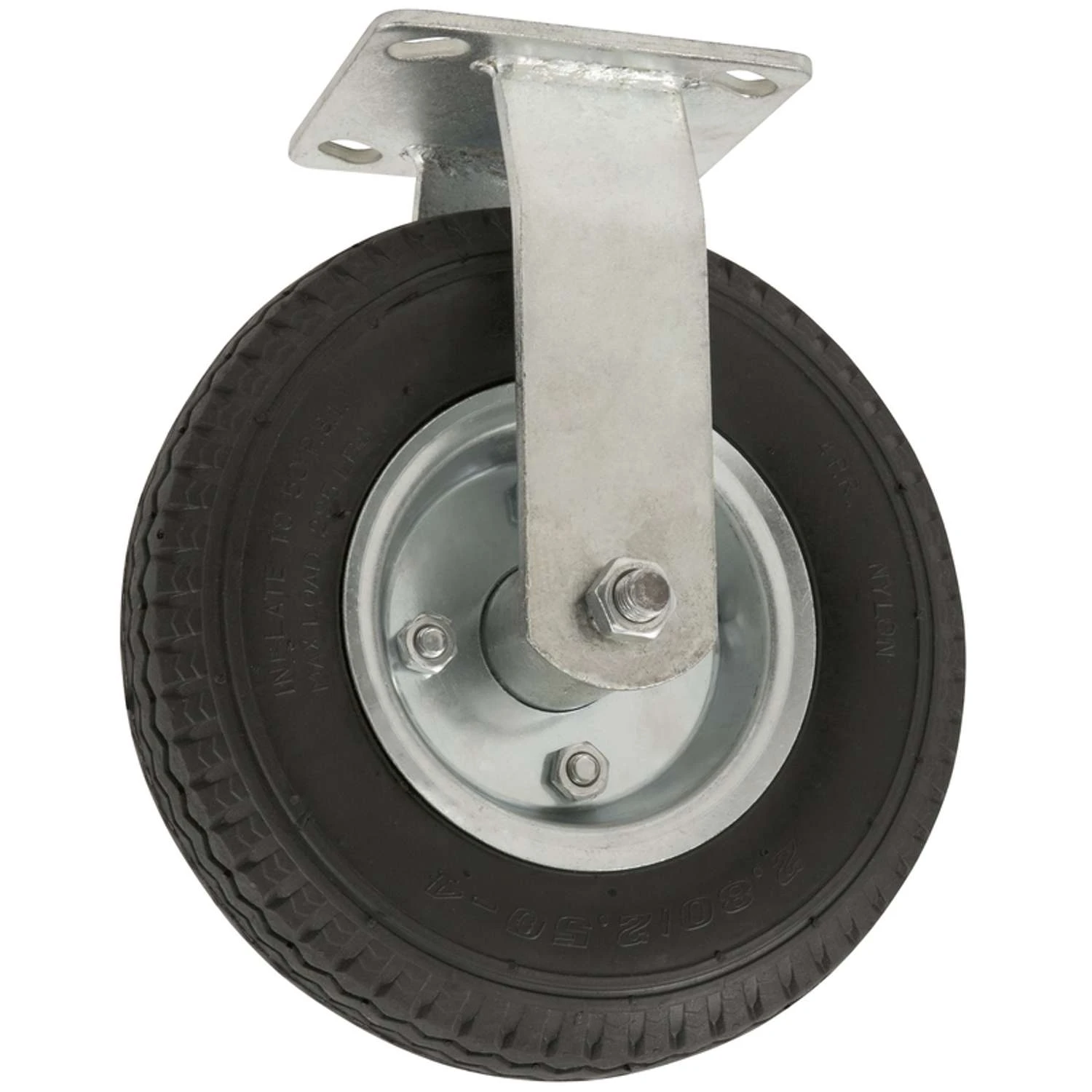 Titan 8 In. D Rubber Pneumatic Caster 310 Lb 1 Pk - Image 2