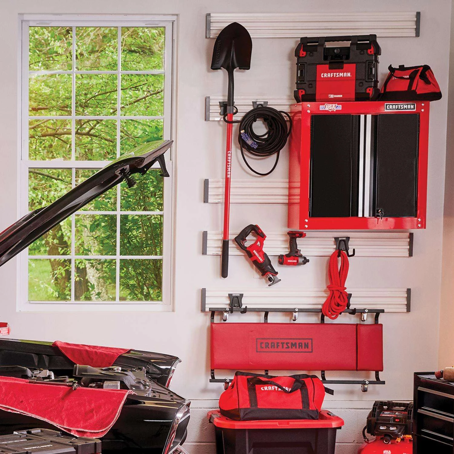 Craftsman VersaTrack 13 In. L Black Steel Outdoor Power Equipment Hook 50 Lb. Cap. 1 Pk - Image 3