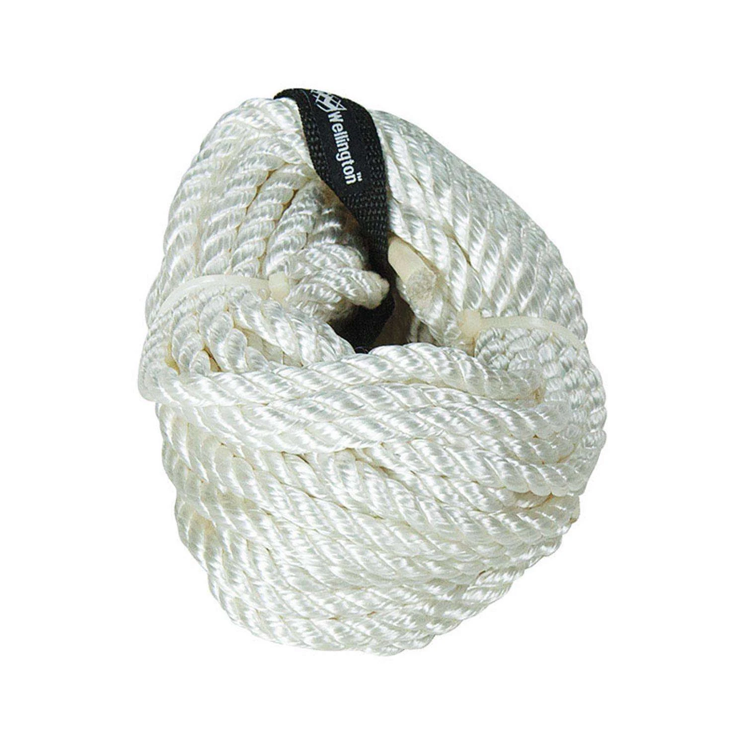 Wellington 3/8 In. D X 50 Ft. L White Twisted Nylon Rope - Image 2