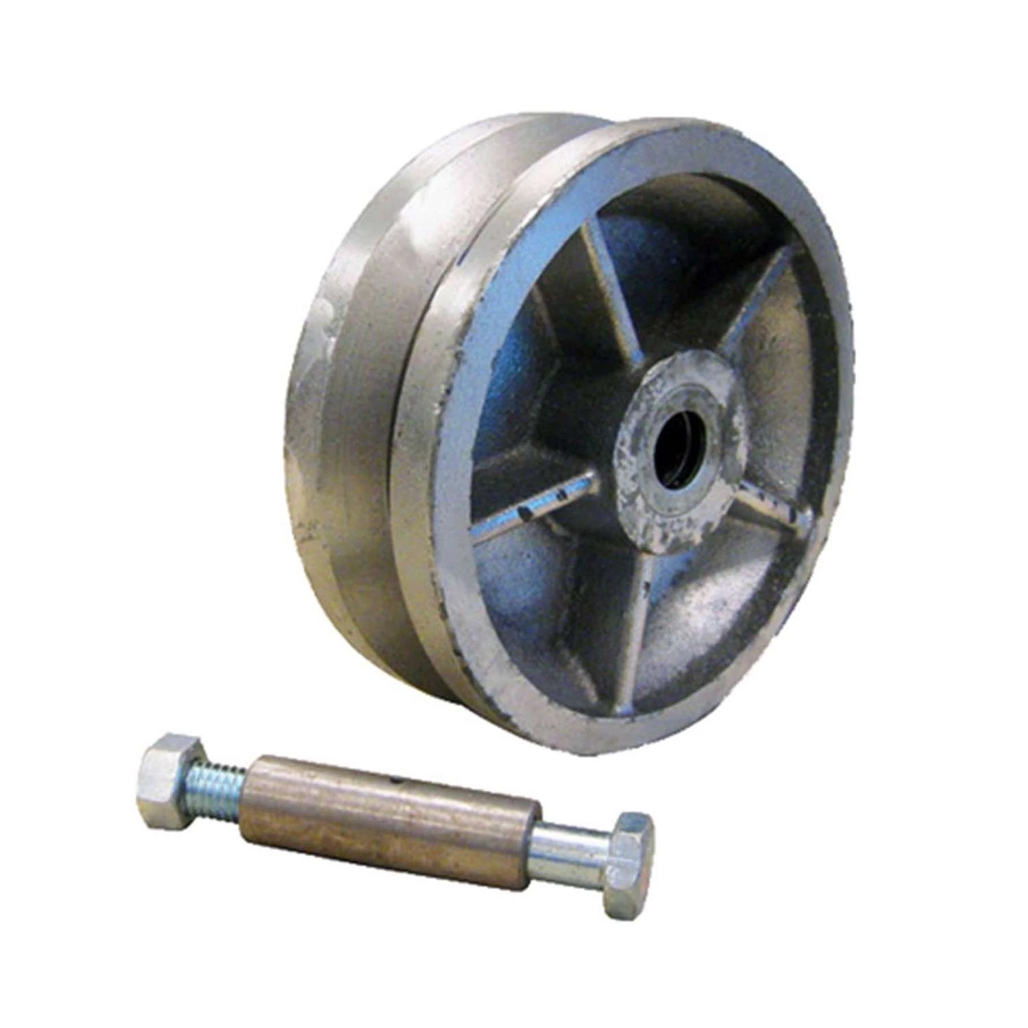 Spring Creek Products 6 In. D Cast Iron Gate Caster 800 Lb 2 Pk