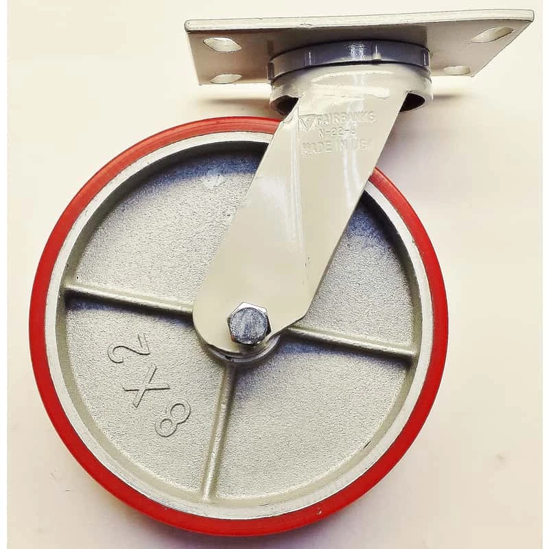 The Fairbanks Company 4 In. D Swivel Polyurethane Caster 900 Lb 1 Pk - Image 2