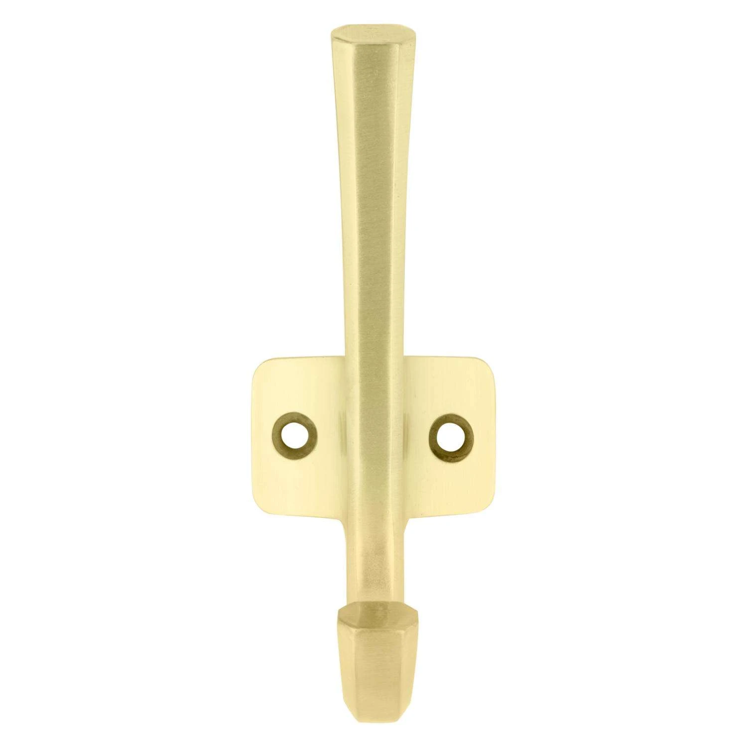 National Hardware Powell Medium Brushed Gold Aluminum 4-15/16 In. L Angled Hook 60 Lb 1 Pk - Image 3