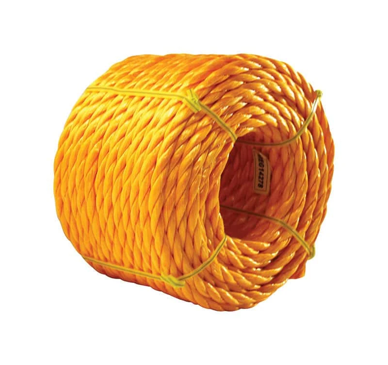 Ace 3/8 In. D X 100 Ft. L Yellow Twisted Poly Rope - Image 2