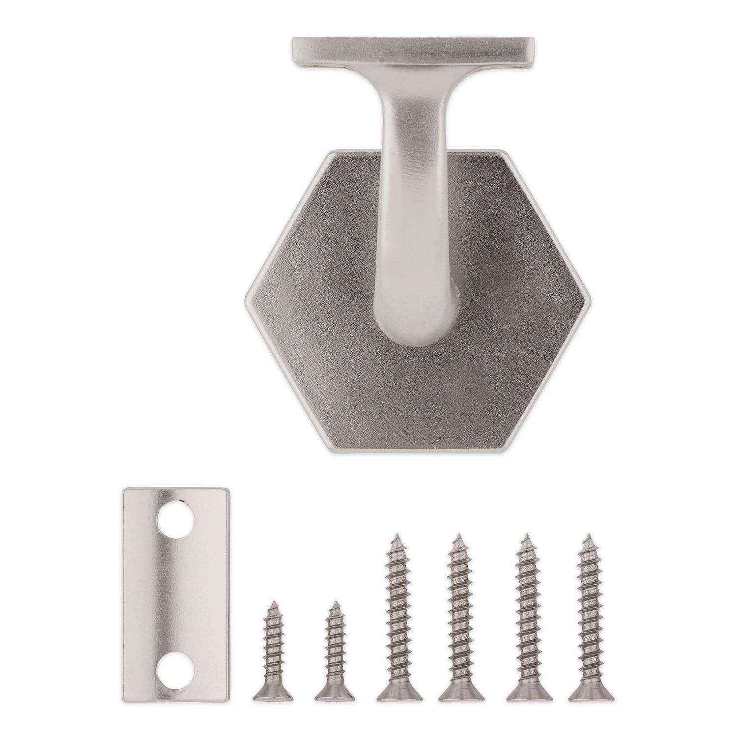 National Hardware Powell Gray Zinc Die Cast W/Steel Strap Handrail Bracket 3-5/32 In. L 150 Lb - Image 4