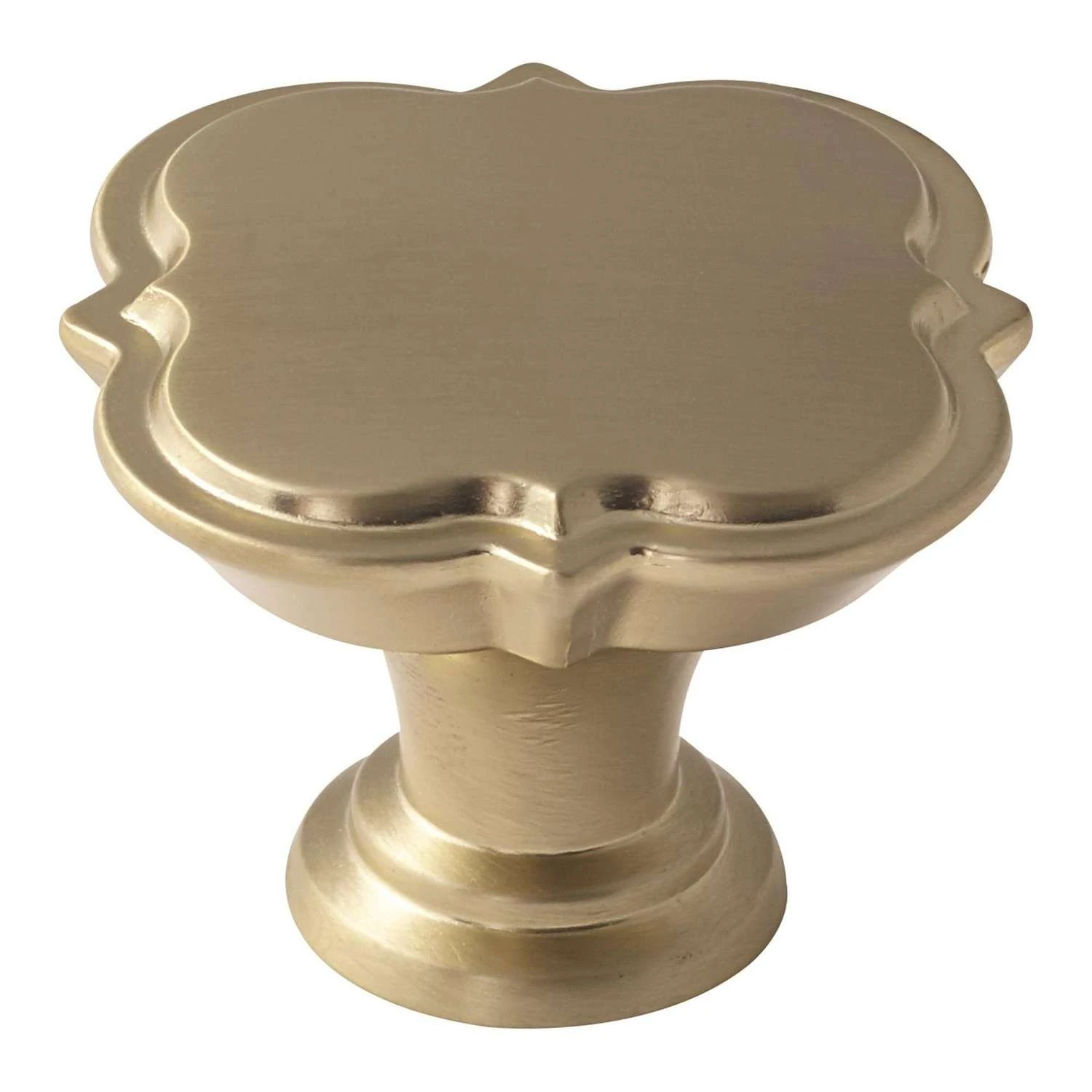 Amerock Grace Revitalize Cabinet Knob 1-3/4 In. D 1-3/8 In. Golden Champagne 1 Pk