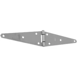 National Hardware 8 In. L Stainless Steel Stainless Steel Heavy Duty Strap Hinge 1 Pk