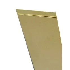 K&S 0.093 In. X 1 In. W X 36 In. L Brass Metal Strip
