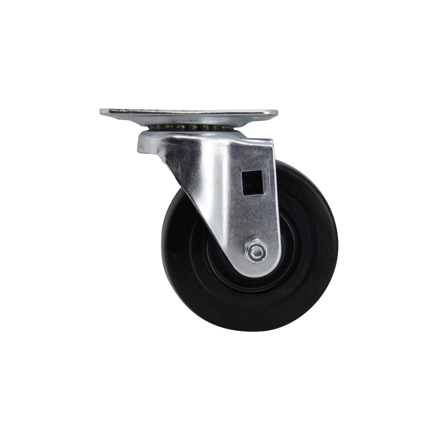 Shepherd Hardware 4 In. D Swivel Soft Rubber Caster 200 Lb 1 Pk
