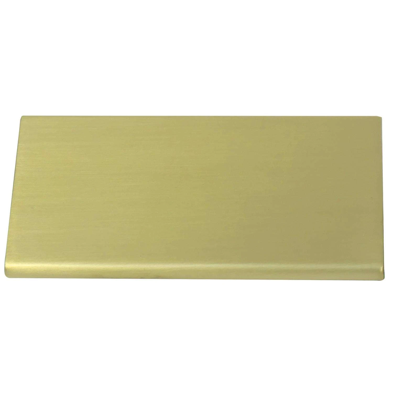 Laurey Contemporary Rectangle Edge Pull 9 In. Satin Brass Gold 1 Pk - Image 5