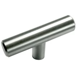 Laurey Melrose Traditional T-Shape Cabinet Knob 2 In. D 1 In. Stainless Steel 1 Pk