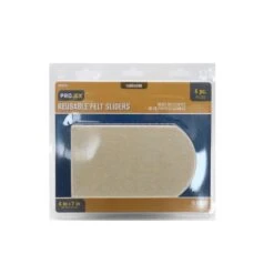 Projex Beige 1 In. Adhesive Felt Chair Glide 4 Pk