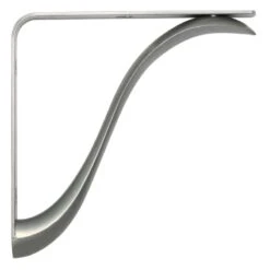 Knape & Vogt Silver Steel Bracket 7.8 In. L 200 Lb