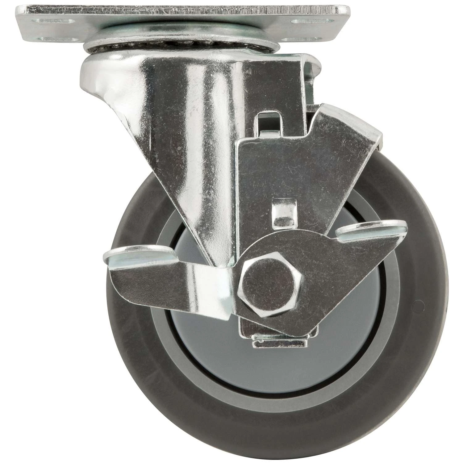Titan 4 In. D Swivel Thermoplastic Rubber Caster 250 Lb 1 Pk - Image 2