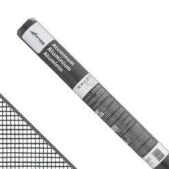 Saint-Gobain ADFORS 36 In. W X 25 Ft. L Charcoal Aluminum Insect Screen Cloth