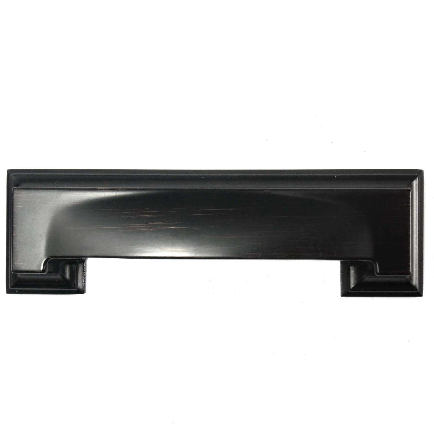 MNG Park Avenue Transitional Cabinet Pull 3 In. & 3-3/4 In. Oil Rubbed Bronze Black 1 Pk - Image 3