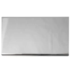 Laurey Contemporary Rectangle Edge Pull 9 In. Polished Chrome Silver 1 Pk