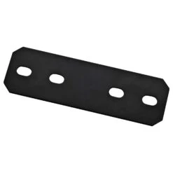 National Hardware 24 In. H X 1/4 In. W X 1.5 In. L Black Carbon Steel Mending Plate