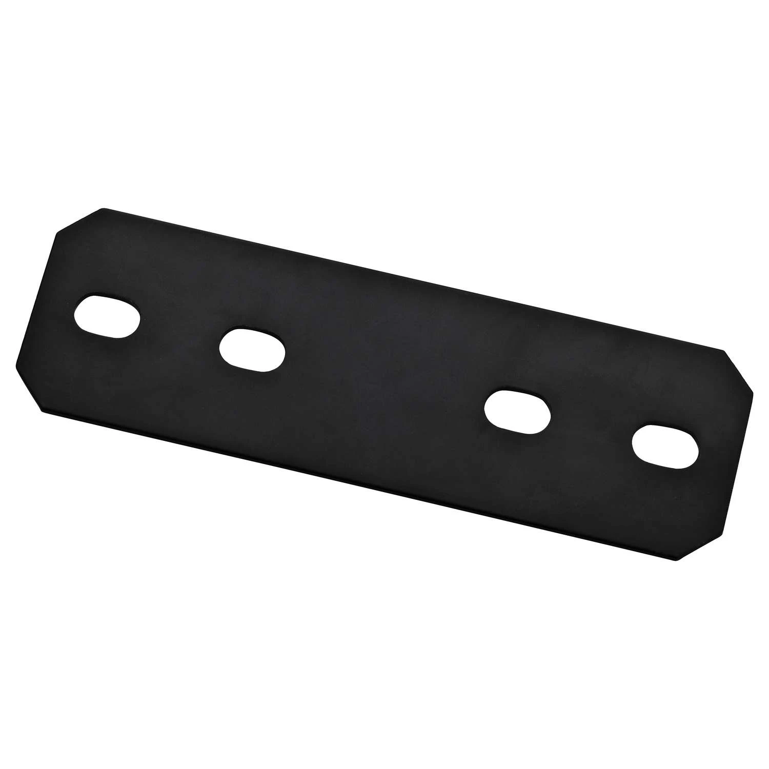 National Hardware 24 In. H X 1/4 In. W X 1.5 In. L Black Carbon Steel Mending Plate